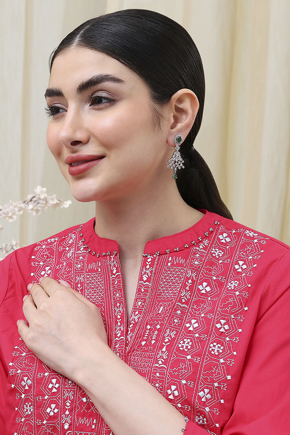 Green Alloy Drop & Danglers image number 3