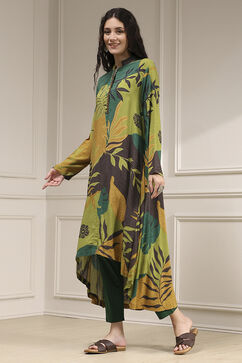 Multicolor Viscose Rayon Straight Printed Kurta image number 2