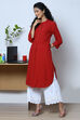 White Cotton Yarndyed Kurta image number 1