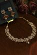 White Alloy Necklace Set image number 0