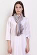 Off White Viscose Yarndyed Scarf image number 3