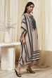 Black Polyester Printed Fusion Set image number 5