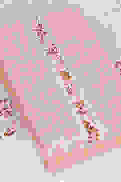 Peach Cotton Unstitched Suit Set image number 6