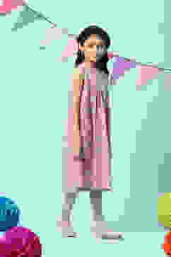 Pink Cotton Printed Sleepwear image number 4