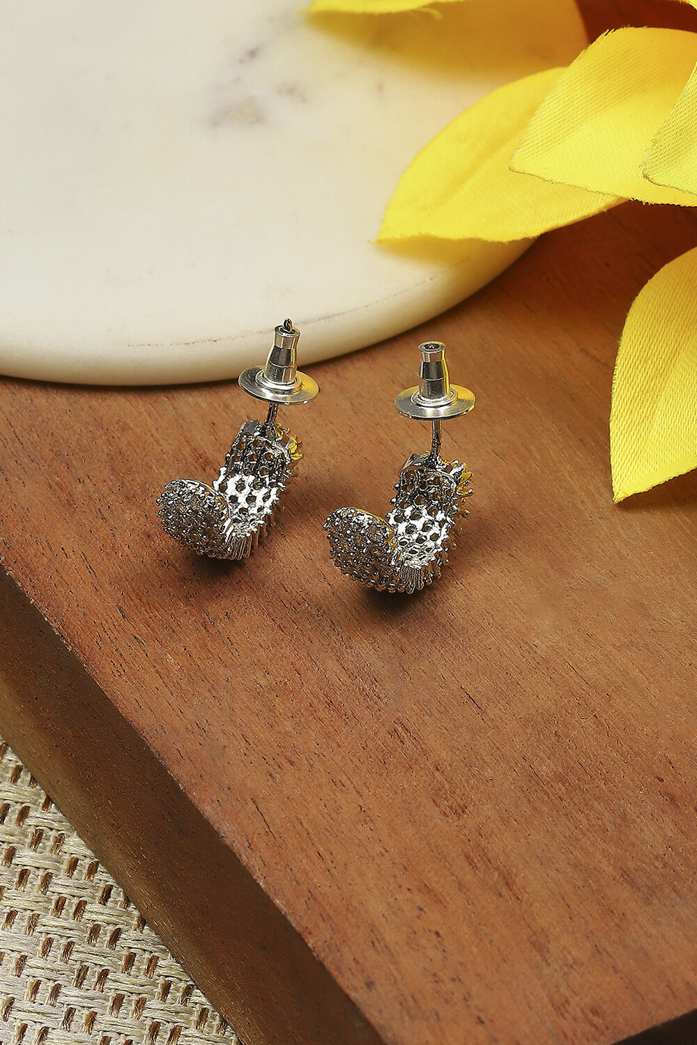 Silver Western Contemporary Hoops image number 2