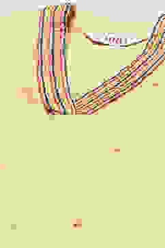 Beige Cotton Blend Embroidered Layered Suit Set image number 1