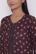 Olive Green Winter Yarndyed Kurta image number 1