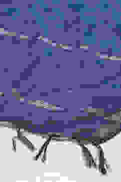 Blue Cotton Blend Yard-Dyed Dupatta image number 1