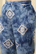 Blue Cotton  Unstitched Suit Set image number 3