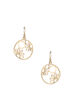 Gold Hoops Earrings image number 1
