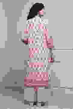 Rust Cotton Straight Suit Set image number 4