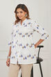 White Cotton Straight Kurta image number 5