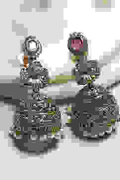 Red Gold Alloy Jhumka image number 0