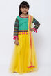Multicolour Cotton Lehenga Set image number 0