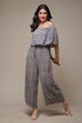 Pink LIVA Printed Jumpsuit image number 0