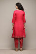 Blue LIVA Kalidar Kurta Salwar Pant Suit Set image number 5