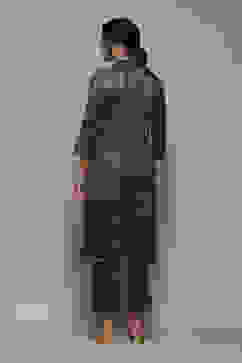 Forest Green Spandex Blend Straight Printed 2 Piece Set image number 4