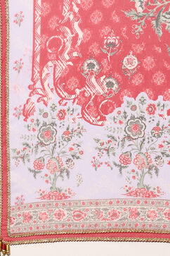 Orchid Art Silk Straight Kurta Salwar Pant Suit Set image number 2