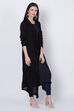 Cream Woolen Front Open Solid Shrug image number 2