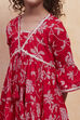 Blue Cotton Tiered Suit Set image number 1