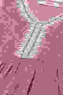 Pink Cotton Blend Straight Kurta Palazzo Suit Set image number 1