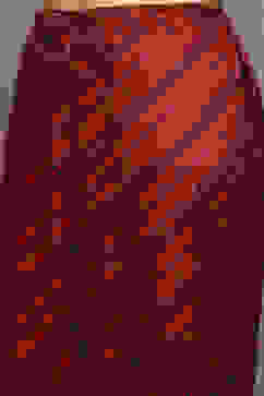 Terracotta Viscose Gathered Kurta Palazzo Suit Set image number 2