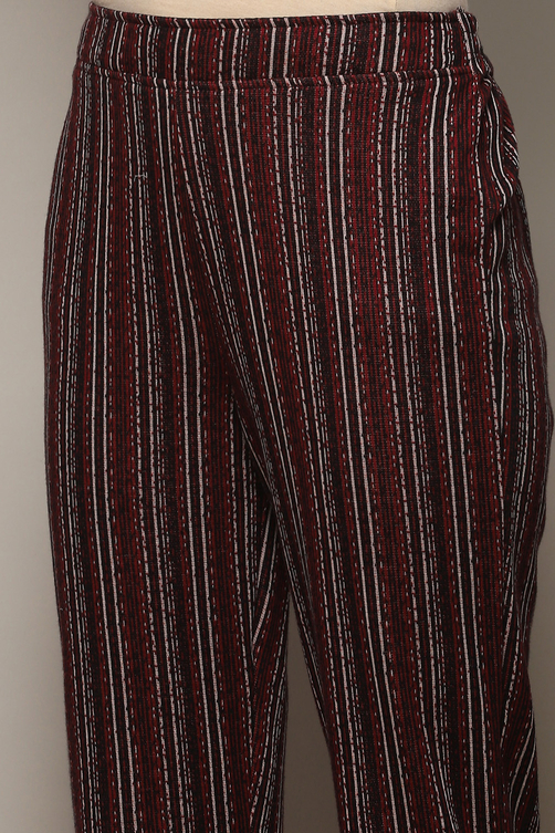 Green Cotton Blend Straight Yarndyed 2 Piece Set image number 2