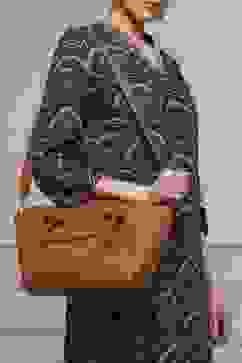 Tan PU Handbag image number 7