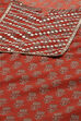 Teracota Poly Chiffon Straight Printed Kurta Palazzo Suit Set image number 1
