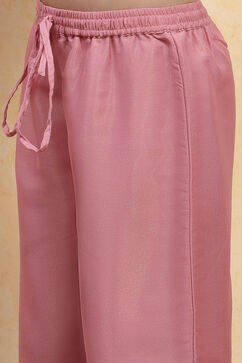Pink Tissue Dyed A-Line Suit Set image number 2