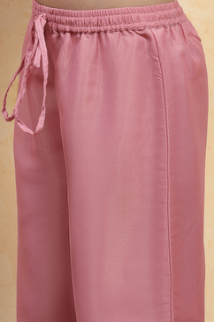 Pink Tissue Dyed A-Line Suit Set image number 2