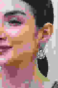 Mint Green Brass Drop & Danglers image number 1