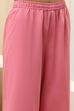 Pink Viscose Kalidar Suit Set image number 2