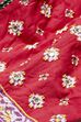 Red Cotton Gathered Lehenga Set image number 3