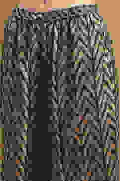 Beige Geometric Printed Asymmetric Kurta Set image number 2