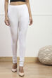 Camel Cotton Blend Solid Churidar image number 4
