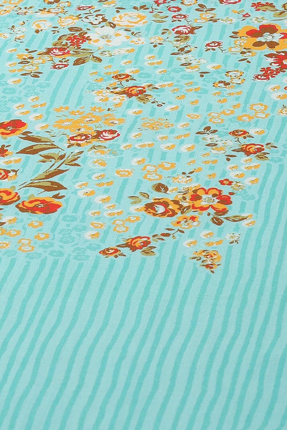 Mint Cambric Straight Kurta Palazzo Suit Set image number 1