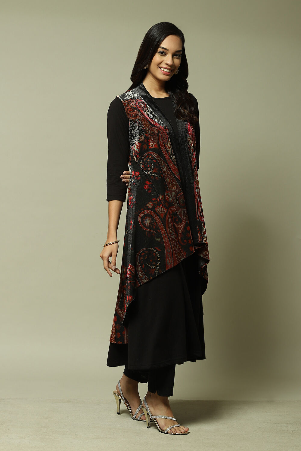 Black Acrylic Straight 2 Piece Set image number 5