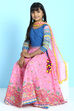 Pink Cotton Lehenga Set image number 0