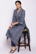Maroon Woolen Printed Kurta image number 0