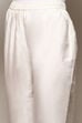 Dark Red Poly Viscose Slim Yarndyed Pants image number 1