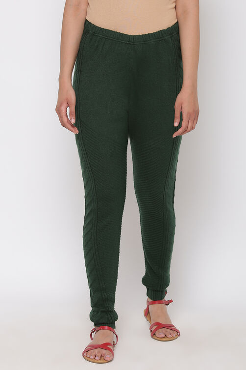 Mustard Acro Wool Pants image number 3