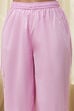 Pink Embroidered Straight Suit Set image number 2