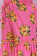 Yellow & Violet Art Silk Straight Kurta Garara Suit Set image number 2