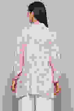 Dull Rose Rayon Straight Kurti image number 3