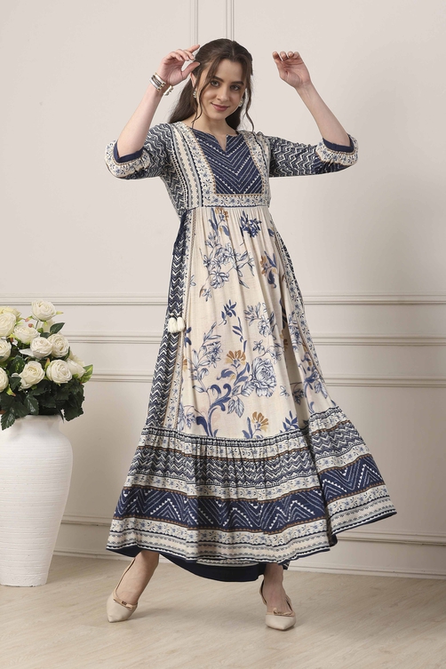 floral maxi dress india Pure Cotton Long Maxi Dress Indian Block Print Colourful Summer Earthy Elegant Comfy Daywear Beach Outfit Green Dream Floral Vacation