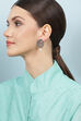 Silver Oxidised Studs image number 3