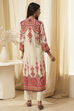 Dull Blue Printed Straight Suit Set image number 4