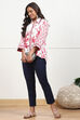 Rust Cotton Solid Regular Pants image number 0