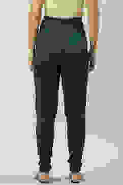 Teal Acrylic Woollen Jeggings image number 4